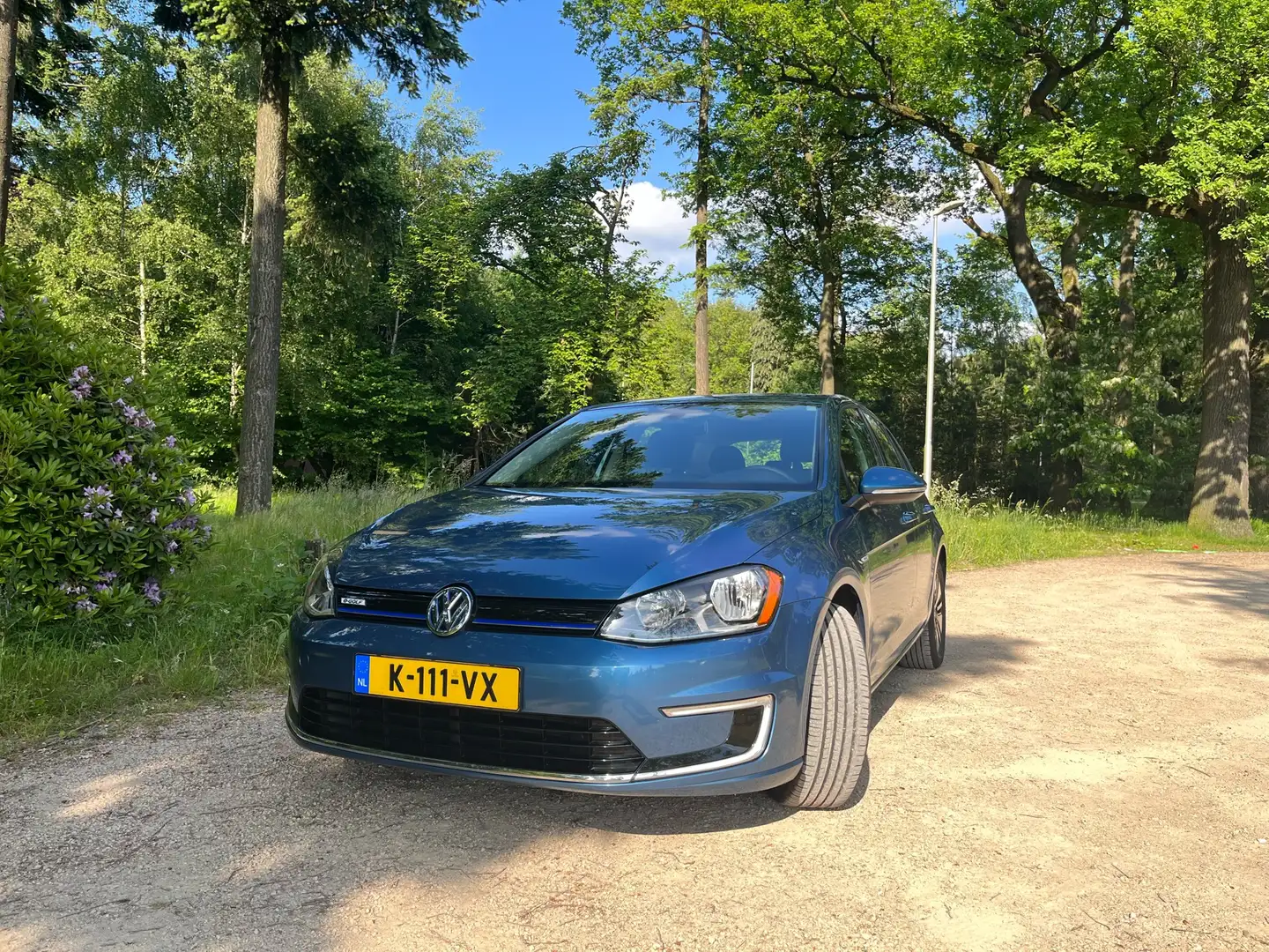 Volkswagen e-Golf Golf Bleu - 2