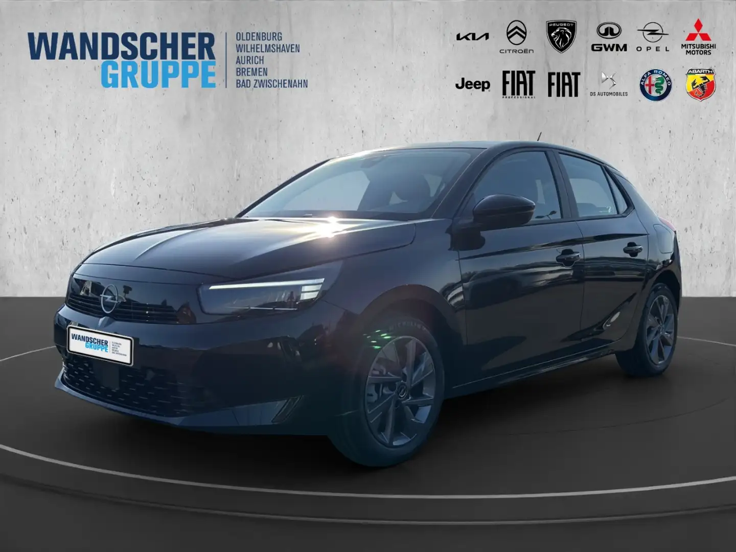 Opel Corsa F 1.2 Turbo Edition LED+SHZ+PDC+SoundSys Zwart - 1