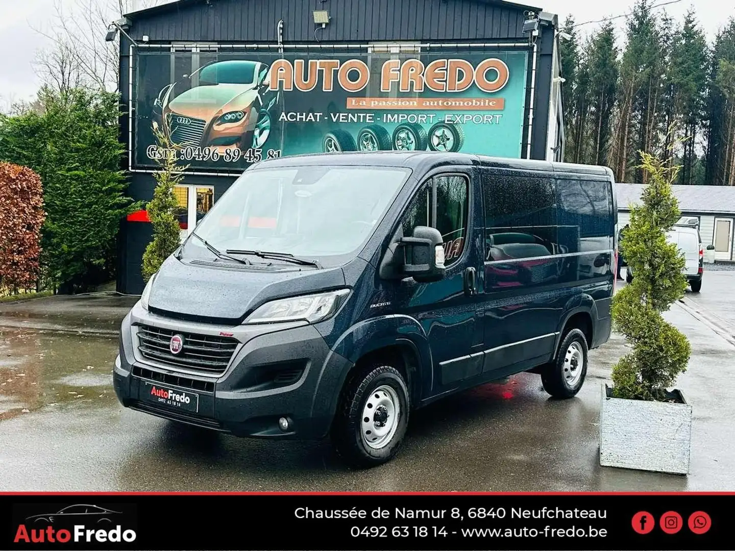 Fiat Ducato 2.3 Multijet L1H1 (EU6d) * 60 000 km * Tva * Azul - 1
