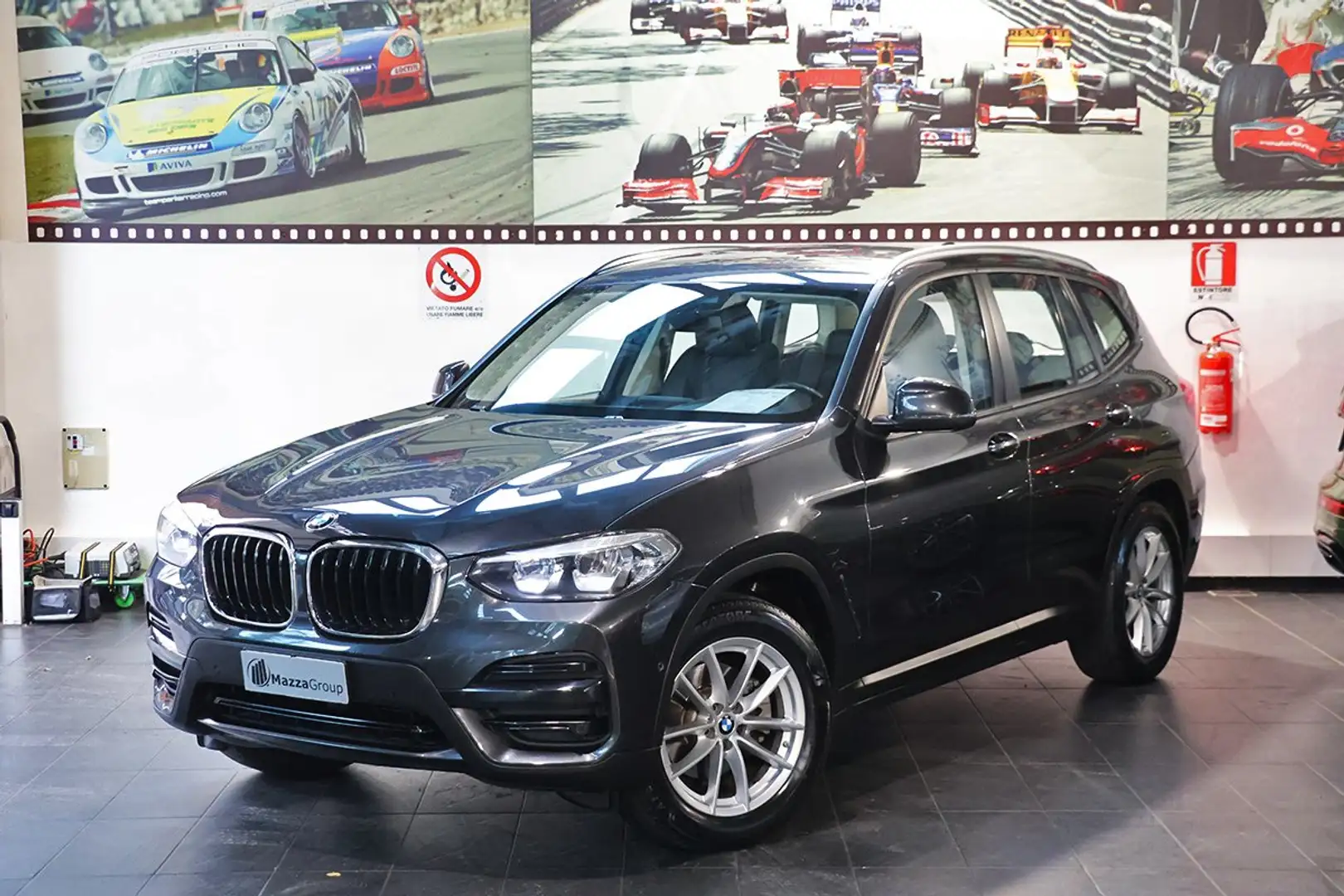 BMW X3 sDrive18d 48V Business Advantage - PELLE-T./TELEC. Grigio - 1