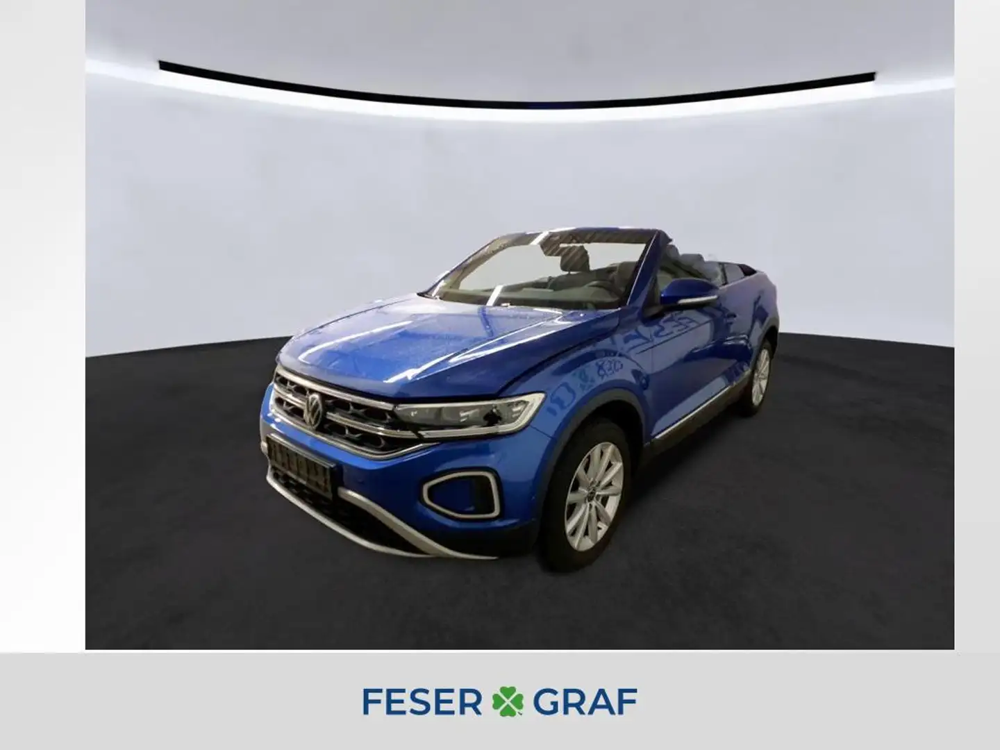 Volkswagen T-Roc Cabriolet Style 1.5 TSI DSG Stdhz. AHK RFK Navi Ke Blau - 1