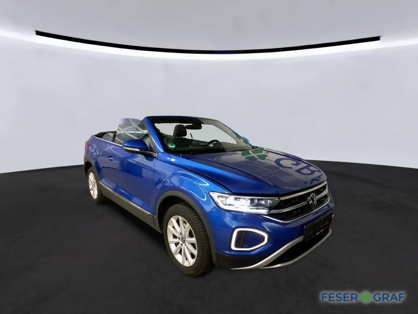 Volkswagen T-Roc Cabriolet Style 1.5 TSI DSG Stdhz. AHK RFK Navi Ke Blau - 2