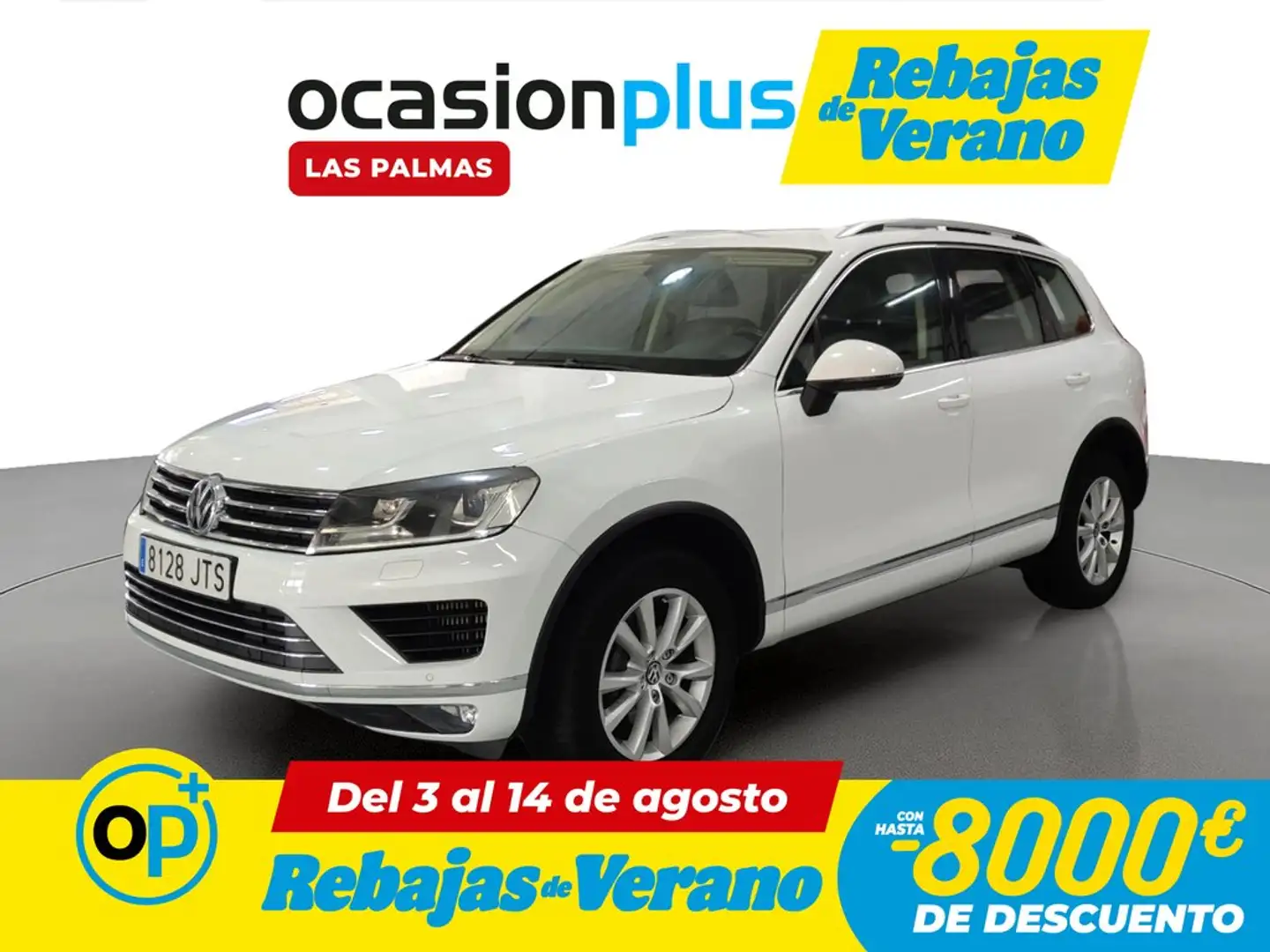 Volkswagen Touareg 3.0TDI V6 BMT 150kW Tiptronic Blanco - 1