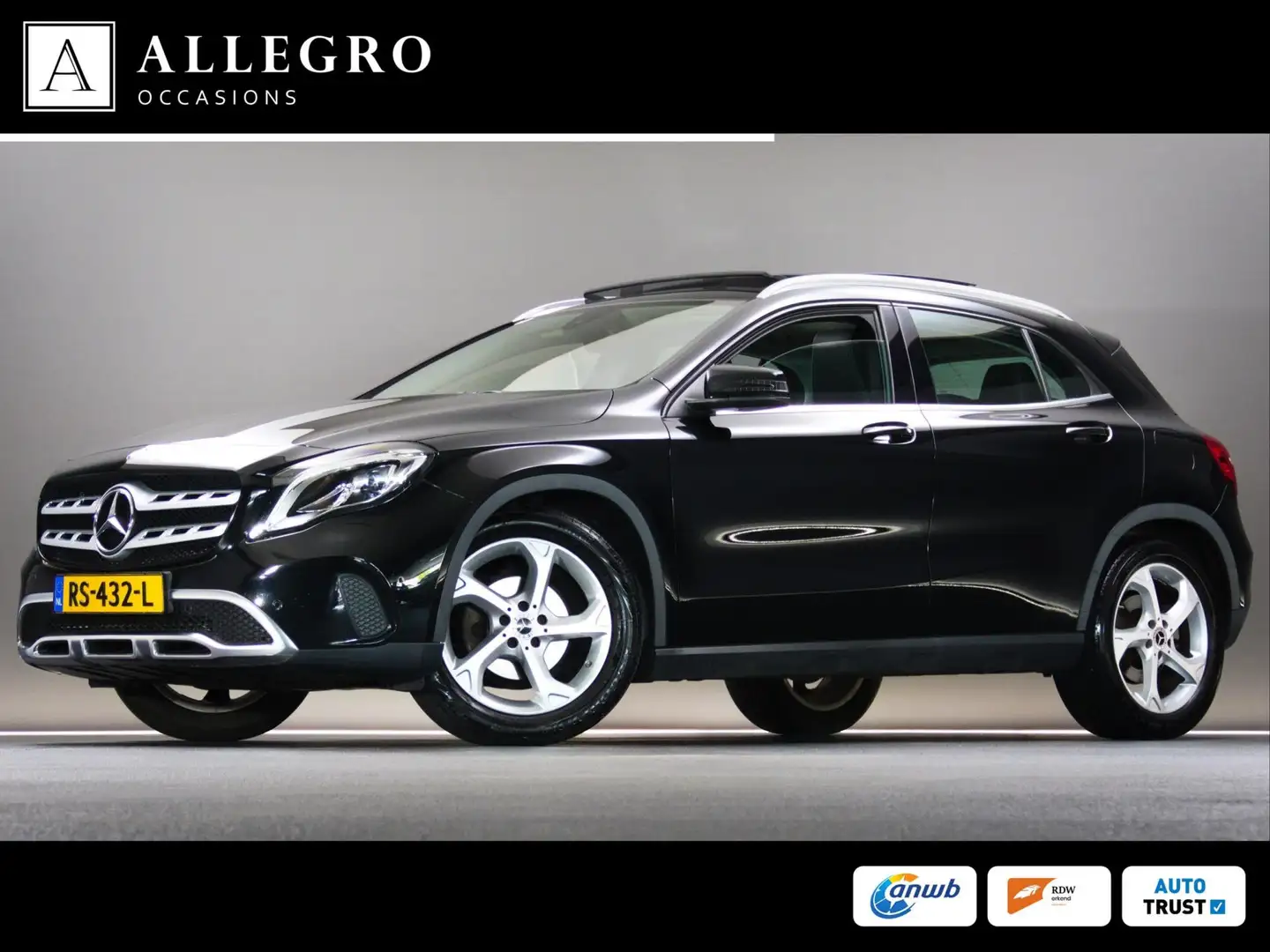 Mercedes-Benz GLA 180 Ambition (SCHUIF-/KANTELDAK, NAVIGATIESYSTEEM, CRU Noir - 1