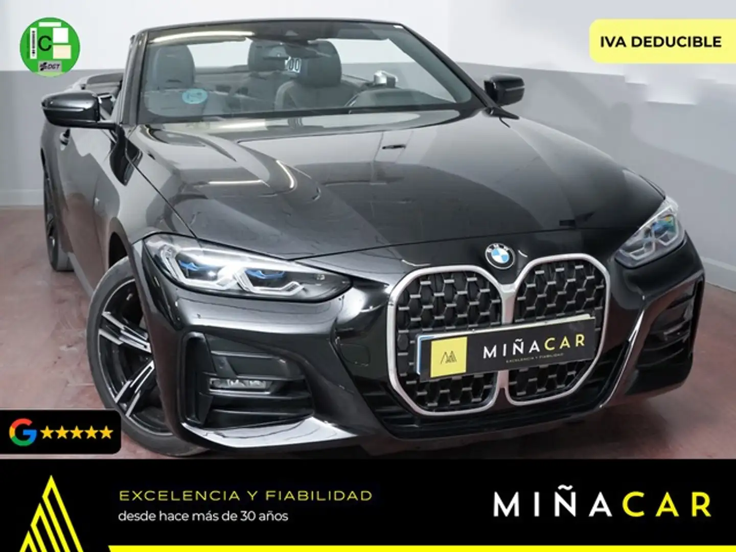 BMW 420 420iA Cabrio Negro - 1