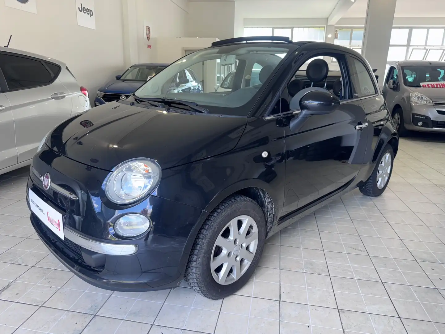 Fiat 500 C 1.2 Cult Noir - 1