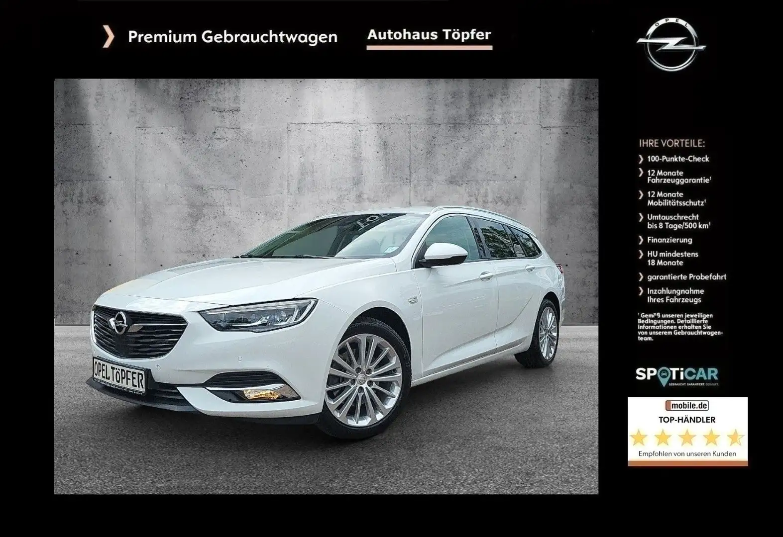 Opel Insignia B ST Premium "Innovation" Leder/Matrix Weiß - 1