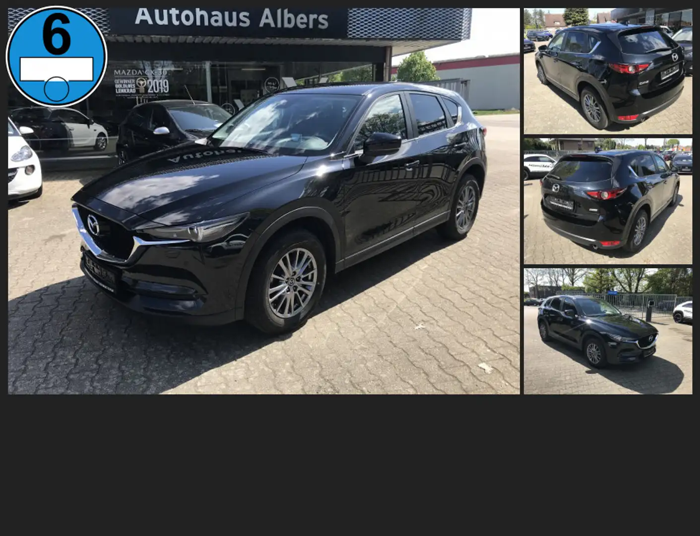 Mazda CX-5 SKYACTIV-G165 Exclusive-line, AHK, NAVI, LED, 360G Schwarz - 1