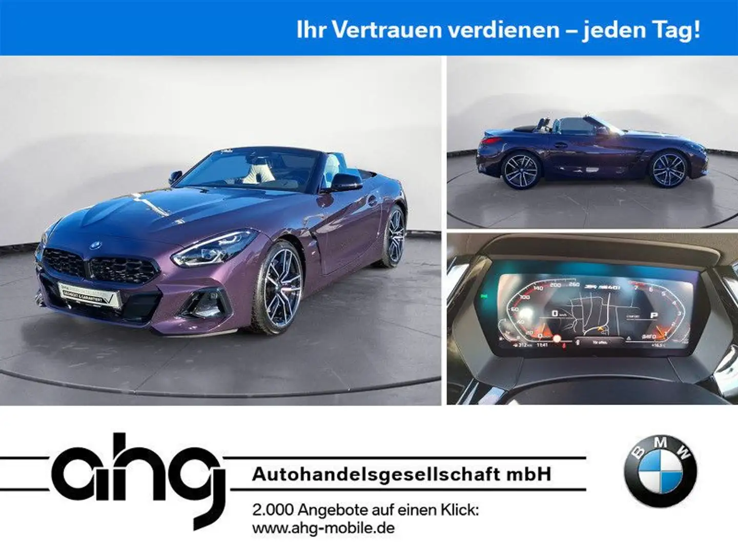BMW Sonstige Z4 M40i Cabrio M-Sport *Shadow*Navi*Leder*Memory Violett - 1