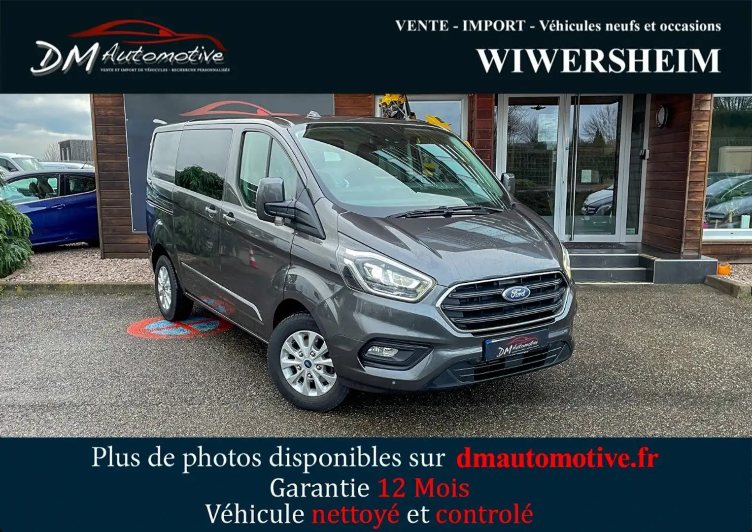 Ford Transit Custom 2.0 ECOBLUE 130 320 L1H1 AUTO LIMITED Grau - 1