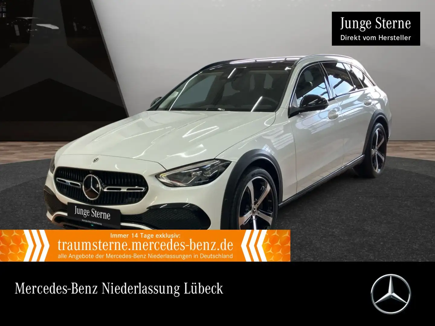 Mercedes-Benz C 220 d T 4M AVANTG+NIGHT+PANO+360+LED+KEYLESS+9G Weiß - 1