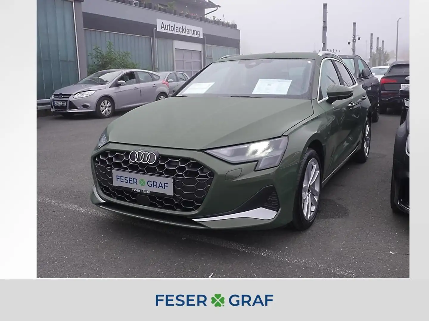 Audi A3 30 TFSI advanced AHK Navi Standh. Grün - 1