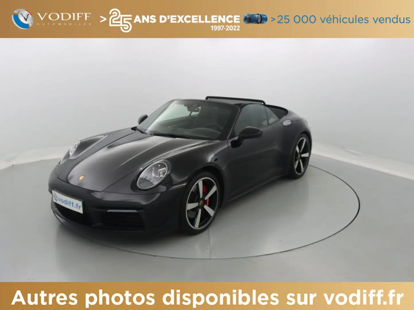 Porsche 992 CARRERA 4S CABRIOLET 450 CV PDK Noir - 1