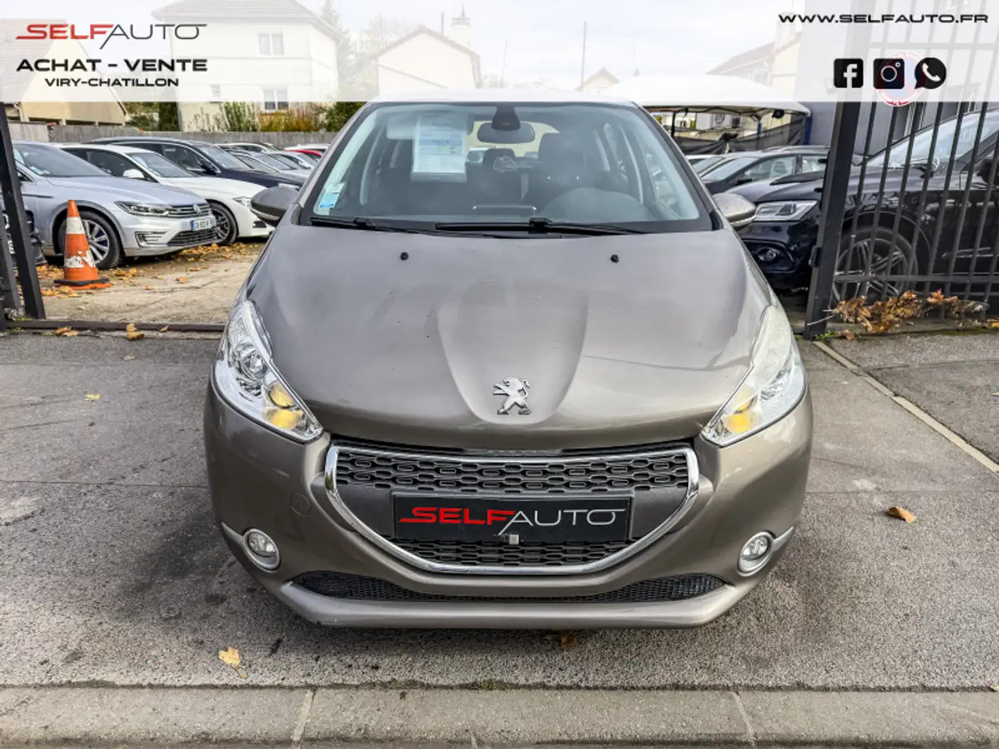 Peugeot 208 1.6 E-HDI FAP ALLURE 5P Gris - 2