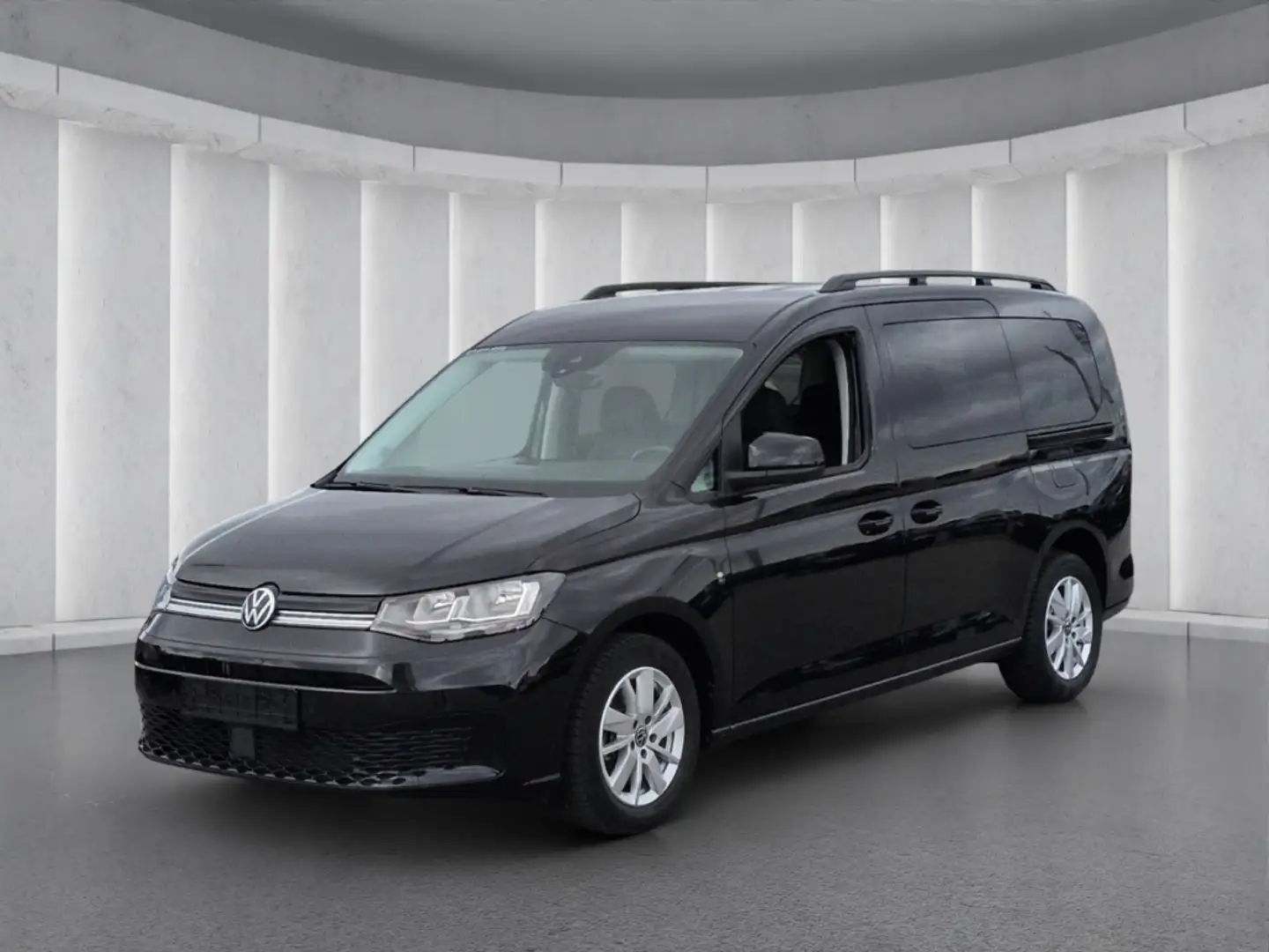 Volkswagen Caddy Life 7-Sitzer TDI*DSG AHK ACC Navi Schwarz - 2