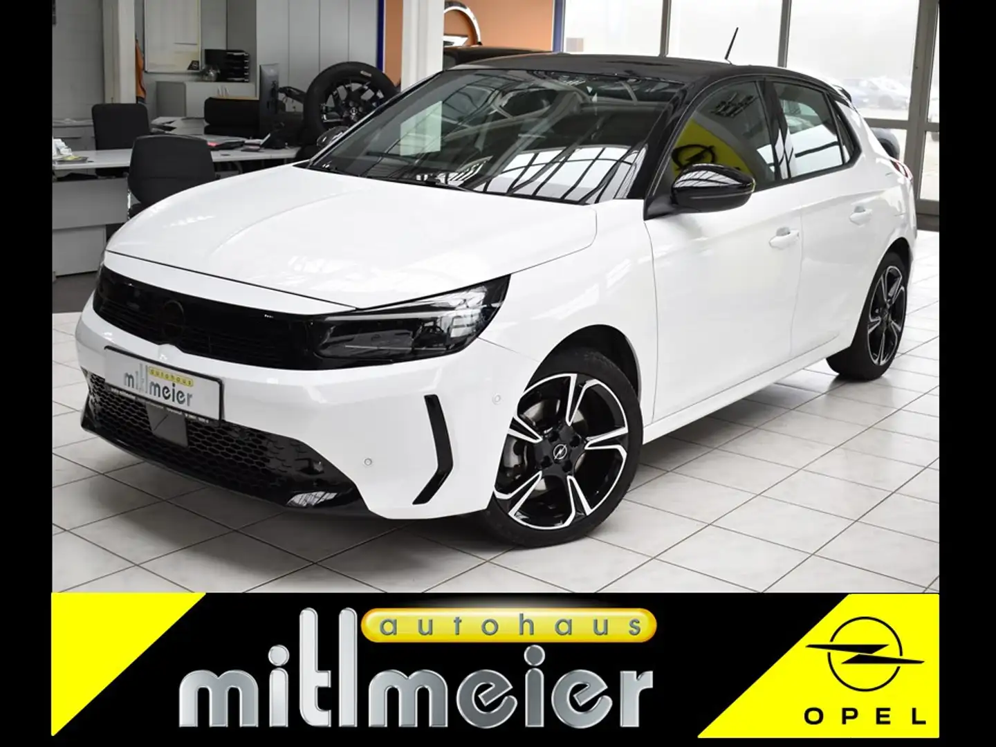 Opel Corsa F 1.2T GS. AUTOMATIK LED Kamera DAB+ SHZ Weiß - 1