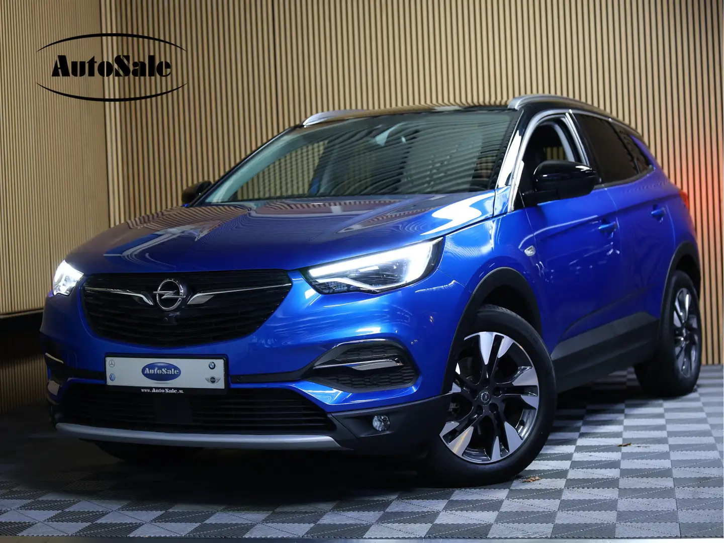 Opel Grandland X 1.2 Turbo Ultimate AUT STUUR/STOELVW CARPLAY CAMER Blauw - 1