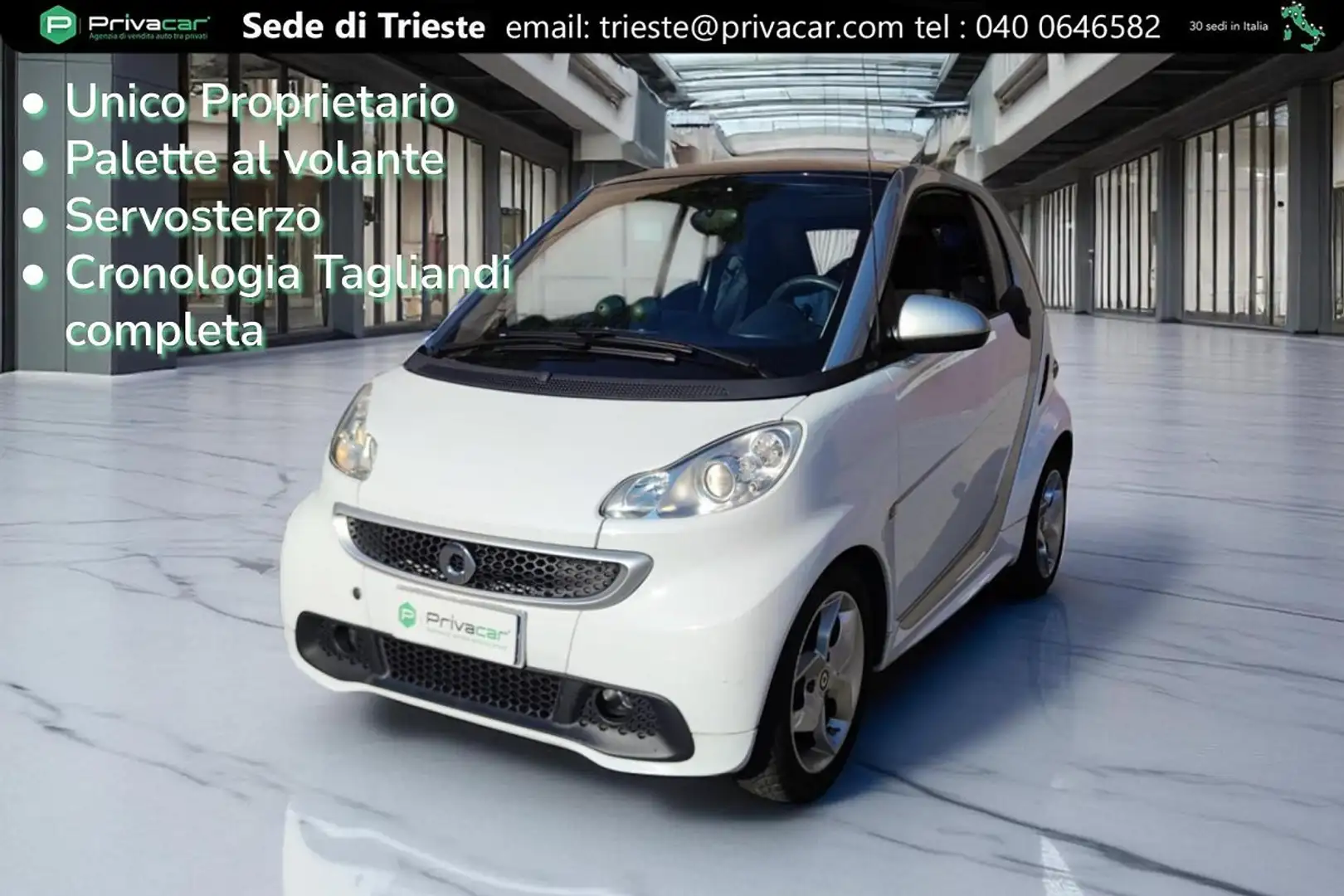 smart forTwo fortwo 1000 52 kW MHD coupé pulse Bianco - 1