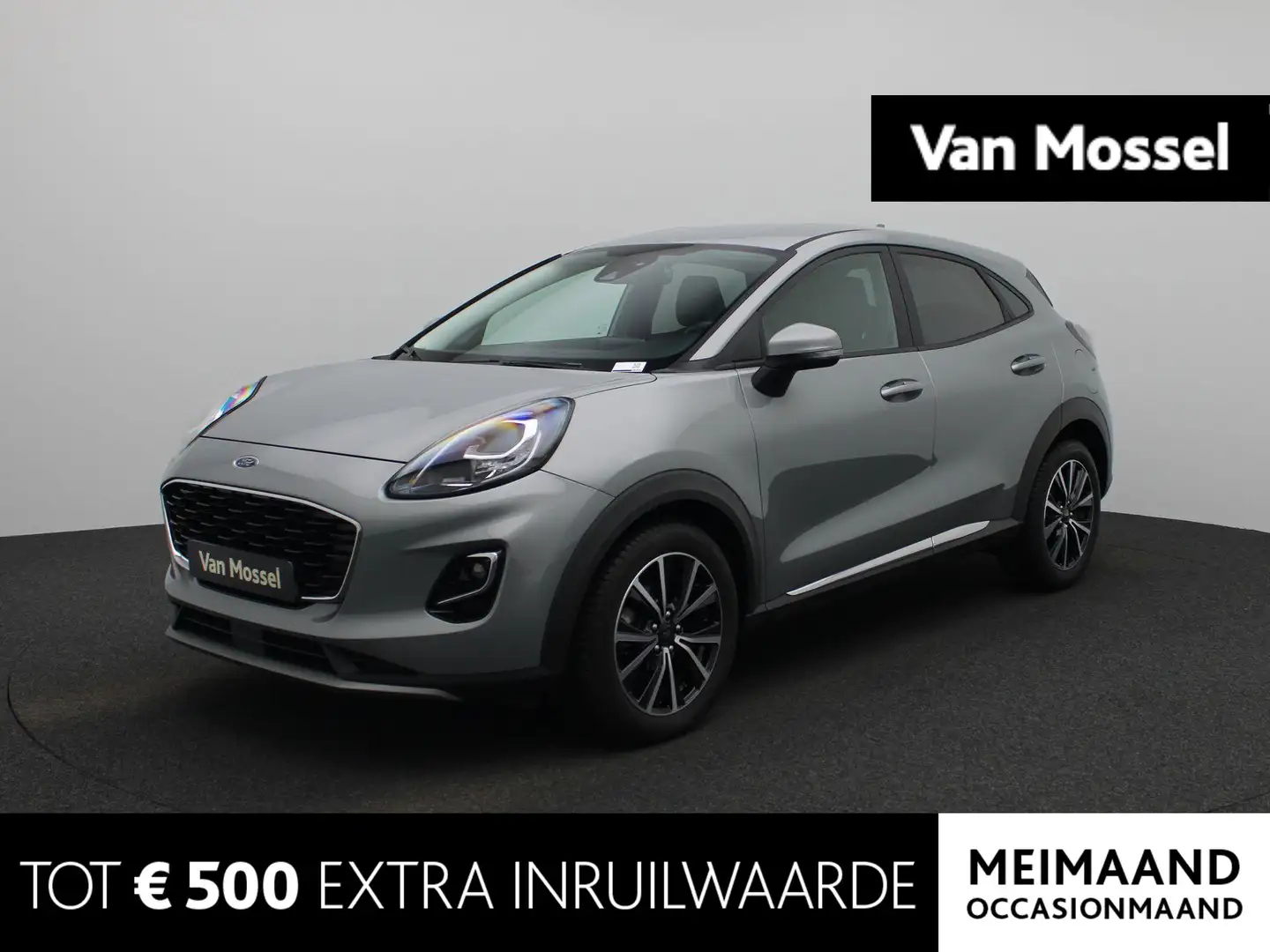 Ford Puma 1.0 EcoBoost Hybrid Titanium | AUTOMAAT | NAVIGATI Grijs - 1