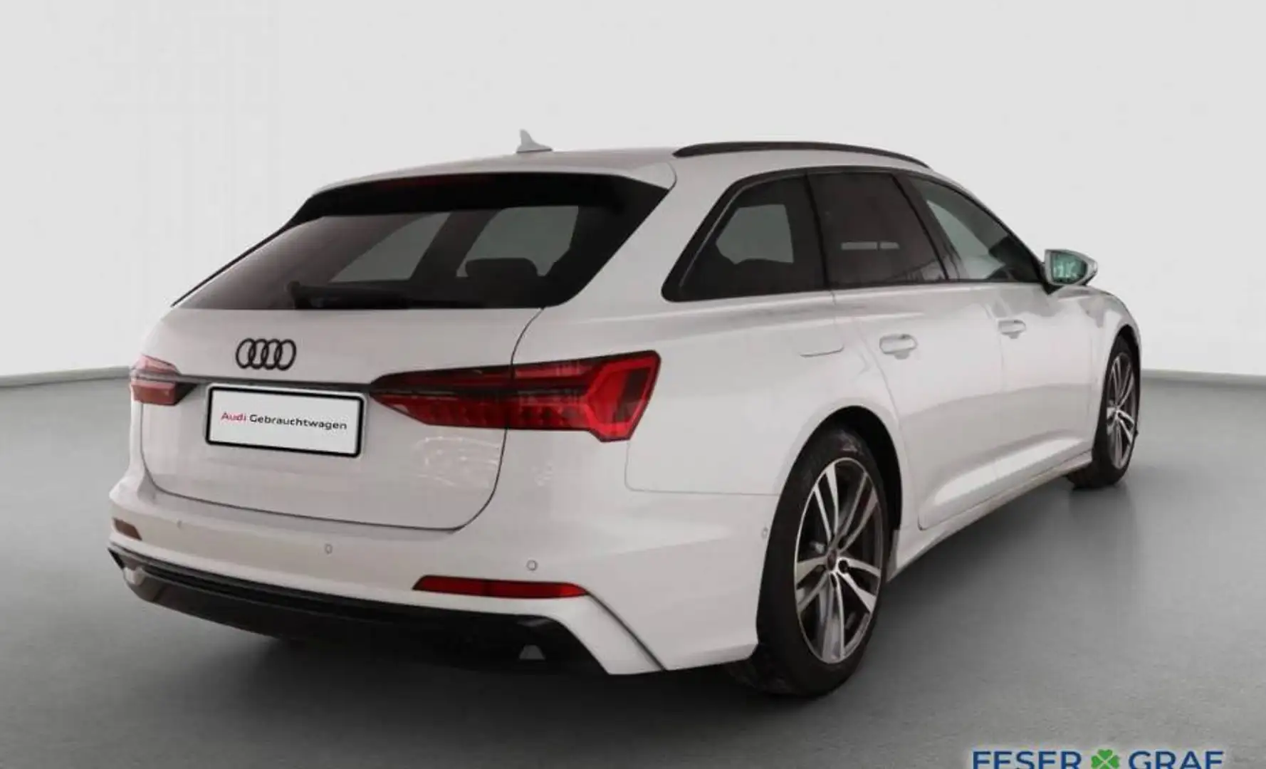Audi A6 Avant S line 45 TFSI HUD+MATRIXLED+ACC+SWA Weiß - 2