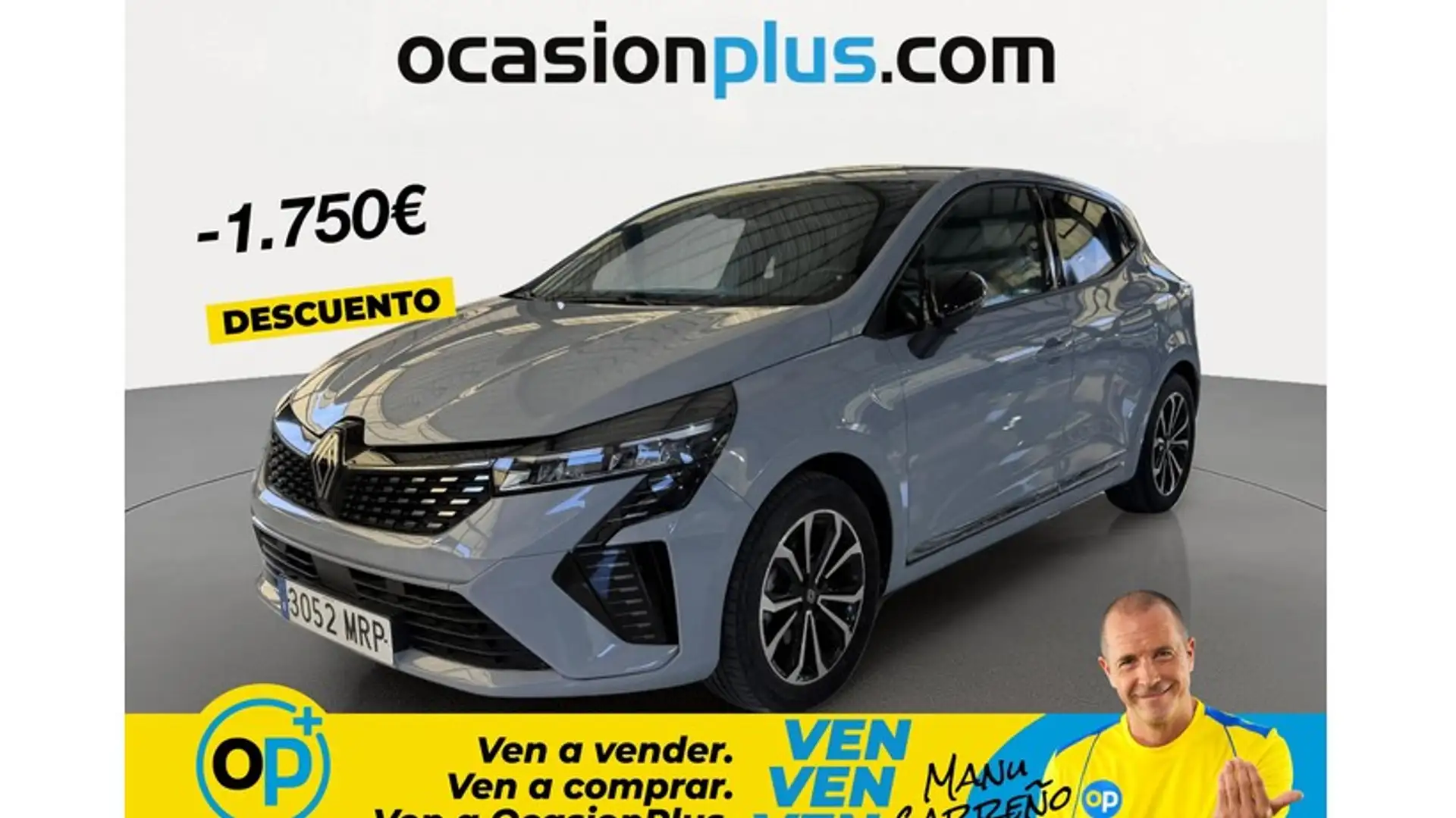 Renault Clio E-TECH Híbrido Techno 103kW Gris - 1
