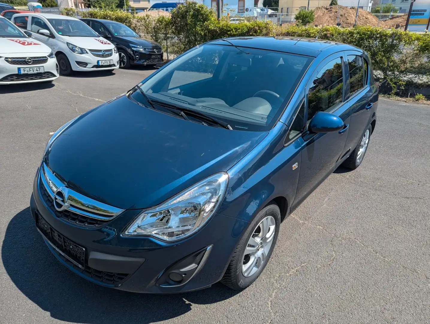 Opel Corsa 1.4 Pano/Sitzhzg/Klima/Lenkradhzg Blauw - 1