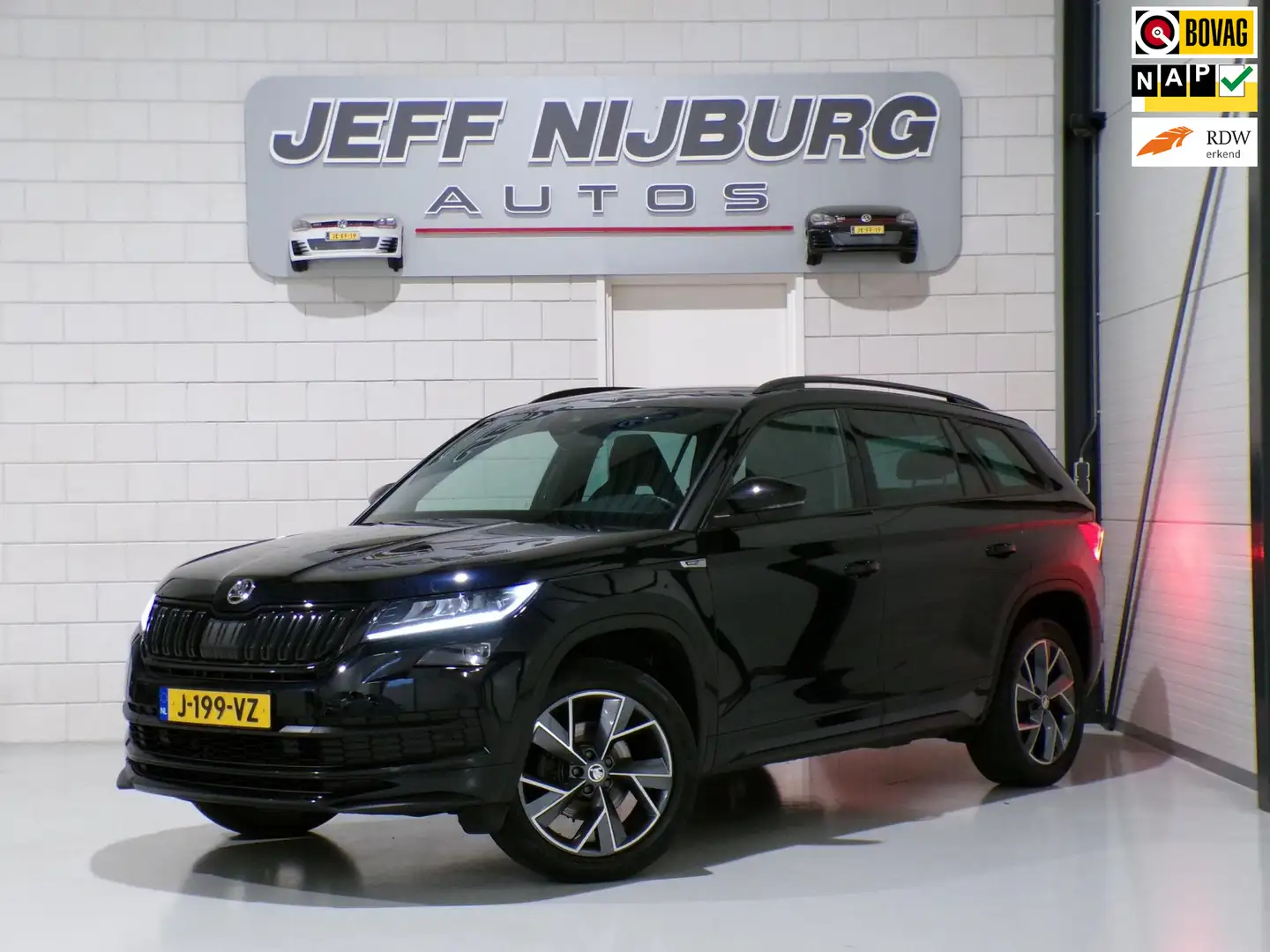 Skoda Kodiaq 1.5 TSI Sportline Business "Origineel NL!" Trekhaa Zwart - 1