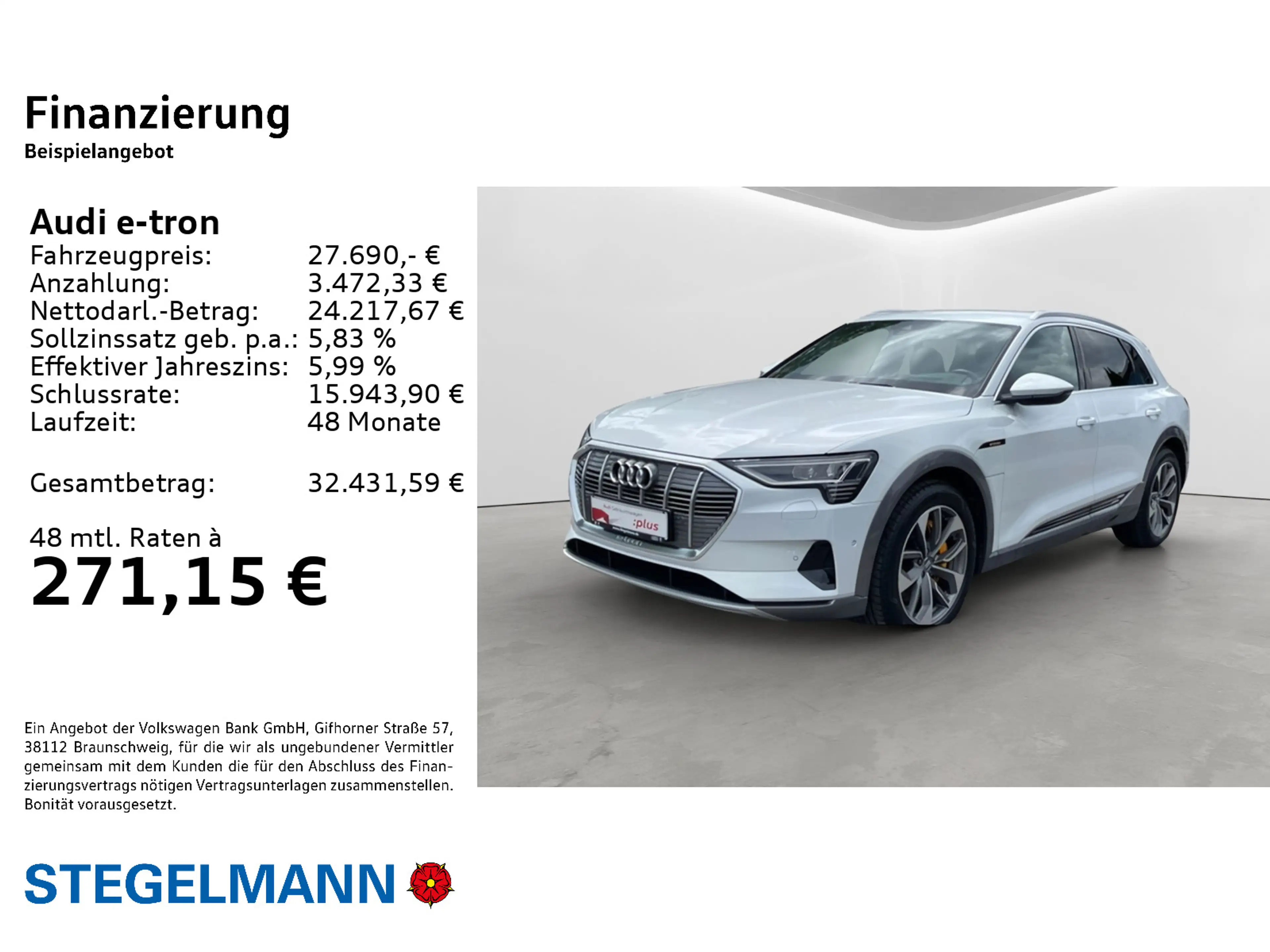 Audi e-tron 50 qu. advanced Matrix*Head_up*ACC*20Zoll — photo 2
