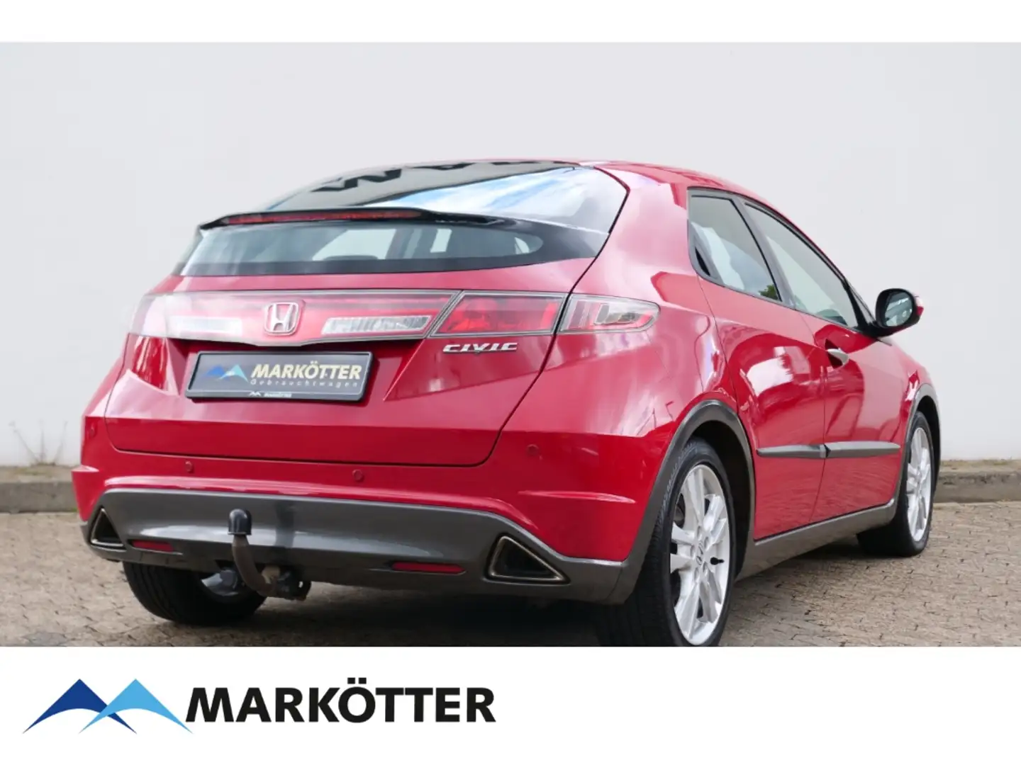 Honda Civic 1.8 Sport /Tempomat/AHK abnehmbar/ Rot - 2