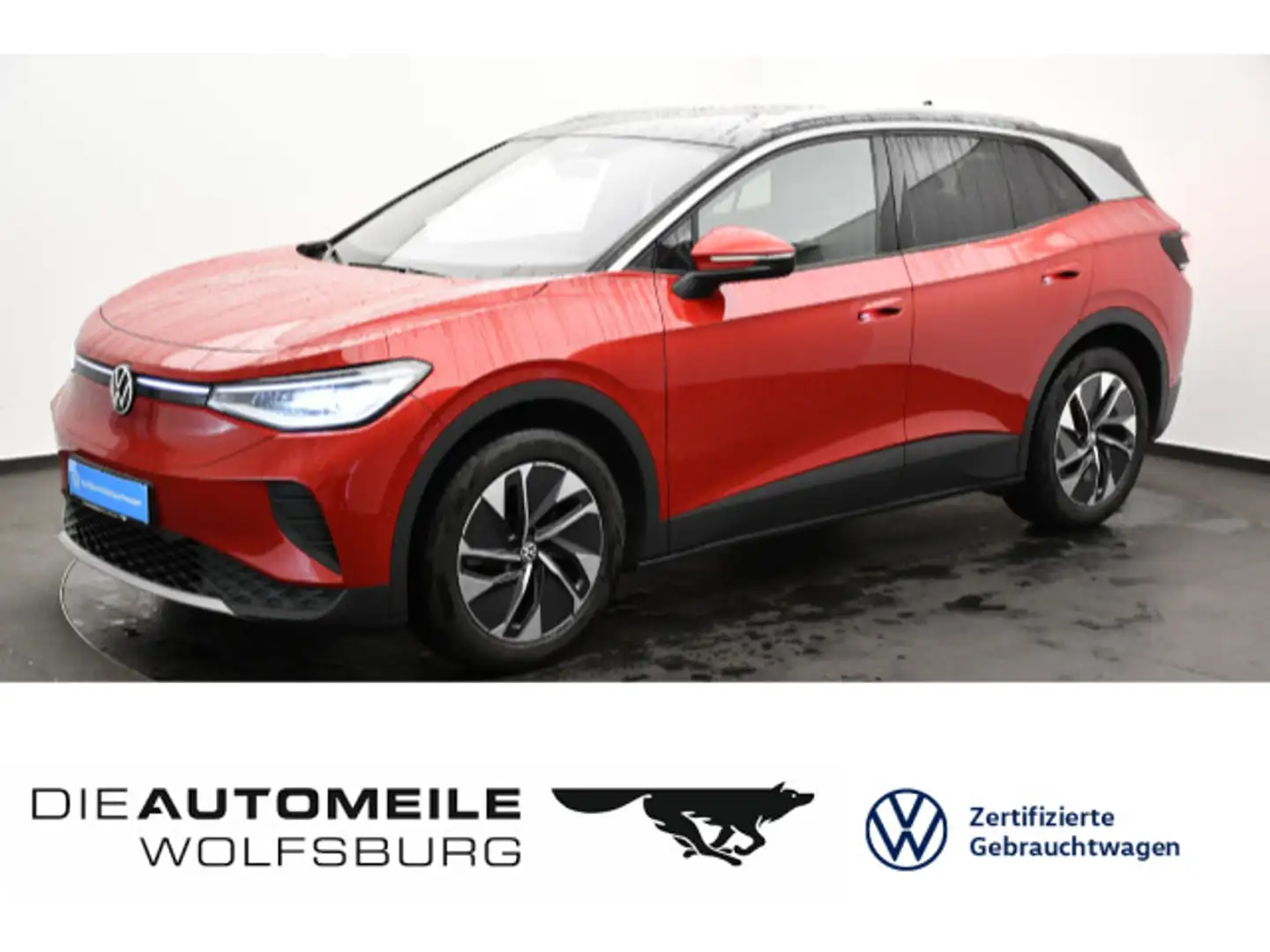 Volkswagen ID.4 Pure Style Matrix/ACC/AHK Rot - 1