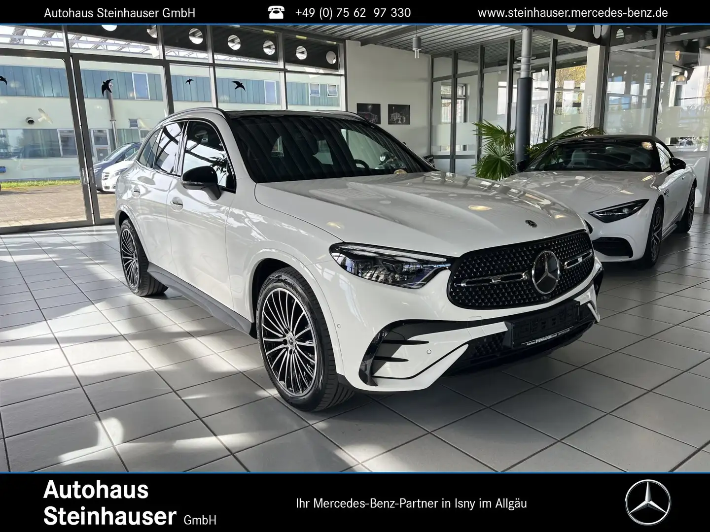 Mercedes-Benz GLC 450 GLC 450 d 4MATIC AMG Line Premium/Night/Pano/AHK Blanc - 1