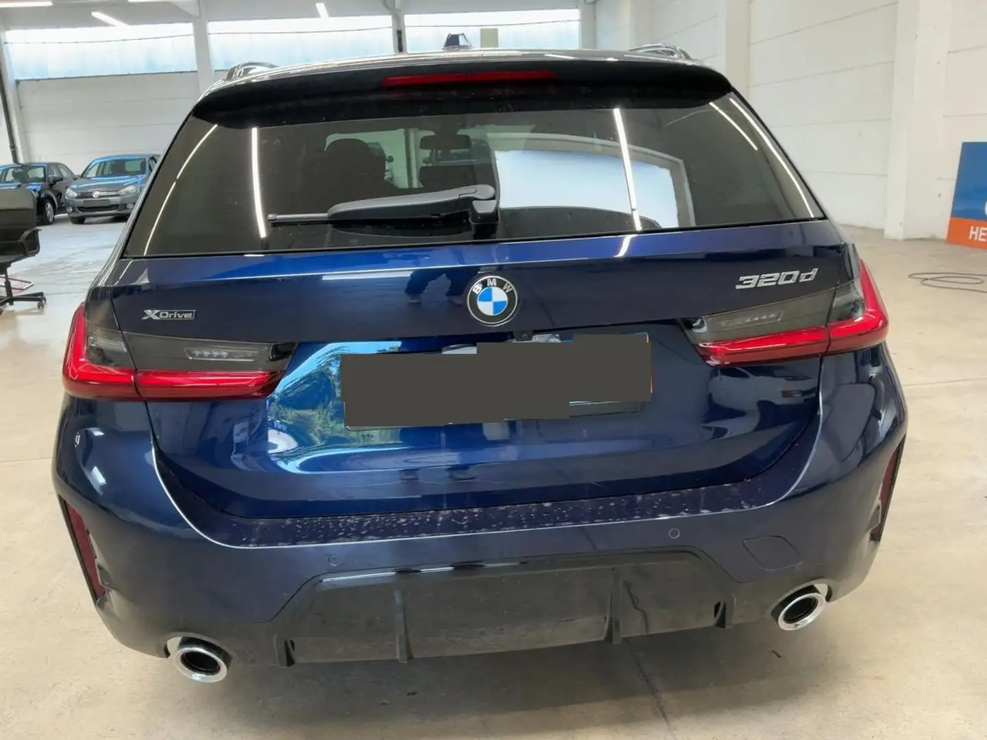 BMW 320 320d Touring mhev 48V xdrive MSport TETTO PELLE Blu/Azzurro - 2