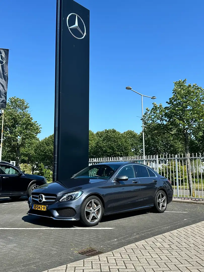Mercedes-Benz C 200 AMG/PANO/HD/KEYLESS-GO/18”AMG VELGEN/DEALERONDER Grijs - 1
