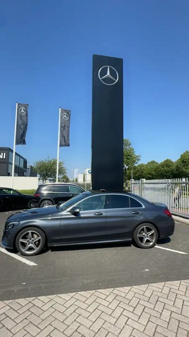 Mercedes-Benz C 200 AMG/PANO/HD/KEYLESS-GO/18”AMG VELGEN/DEALERONDER Grijs - 2