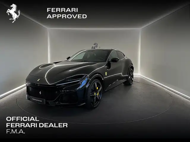 Ferrari Purosangue Nero Daytona / Low Mileage / Ferrari Approved