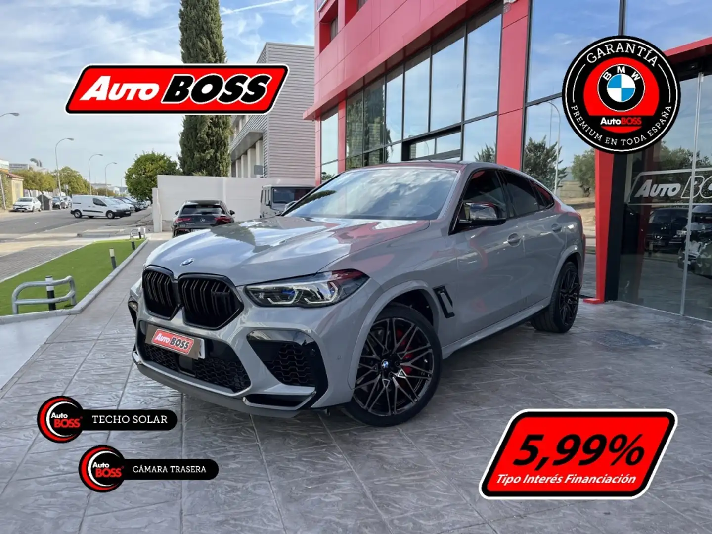 BMW X6 M Competition Gris - 1