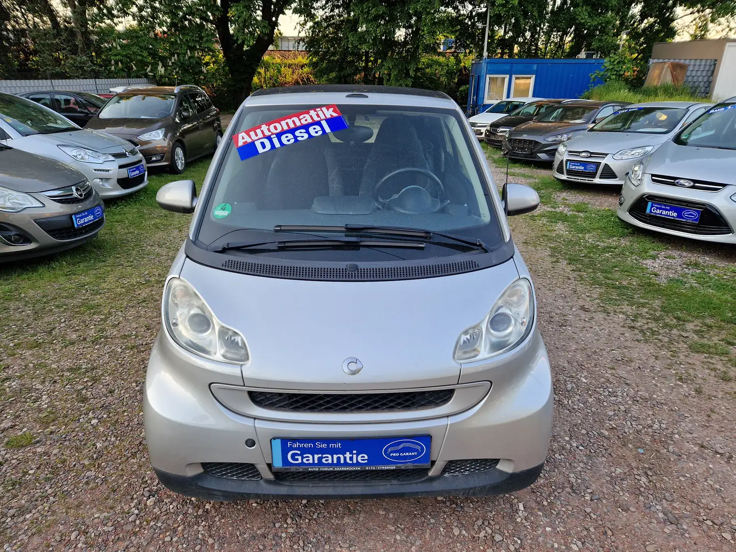 smart forTwo Cabrio AUTOMATIK Klima 99Tkm ESP 2Hd Bluetooth Argent - 2