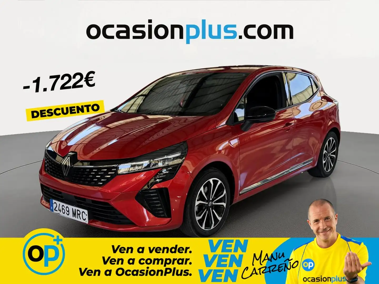 Renault Clio E-TECH Híbrido Techno 103kW Rojo - 1