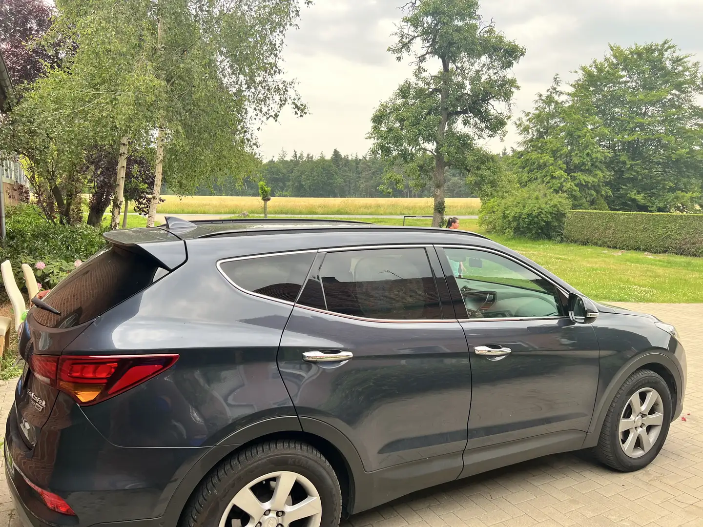 Hyundai SANTA FE blue 2.2 CRDI 4WD Automatik Premium - 1