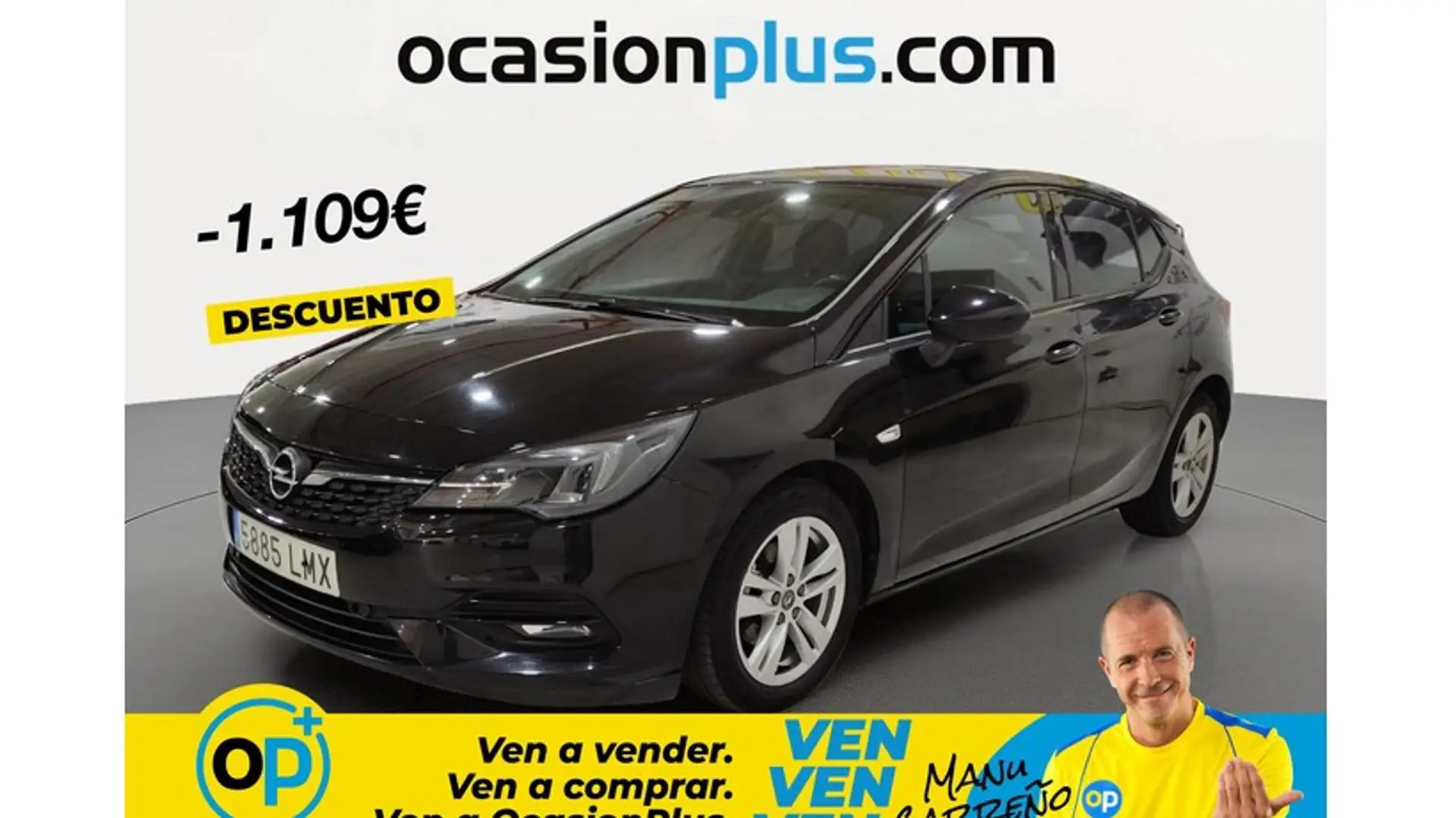 Opel Astra 1.5D S/S Edition 105 Negro - 1