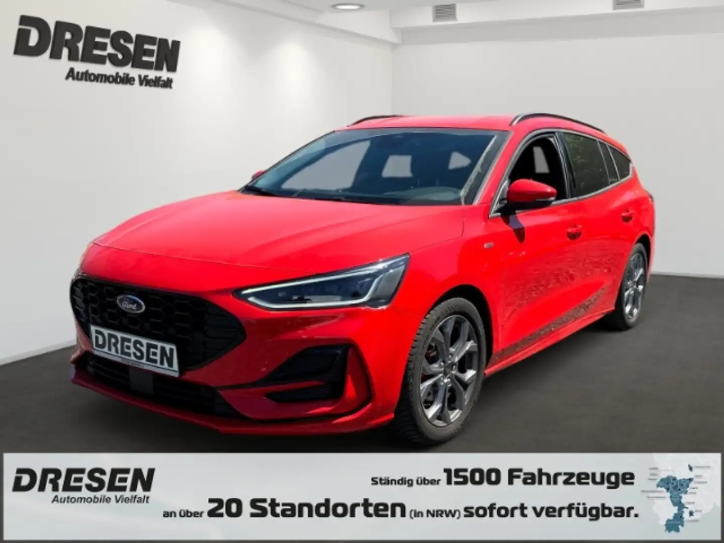 Ford Focus Turnier ST-Line X+Klima+Navi+Sitzheizung+Lenkradhe Rot - 1
