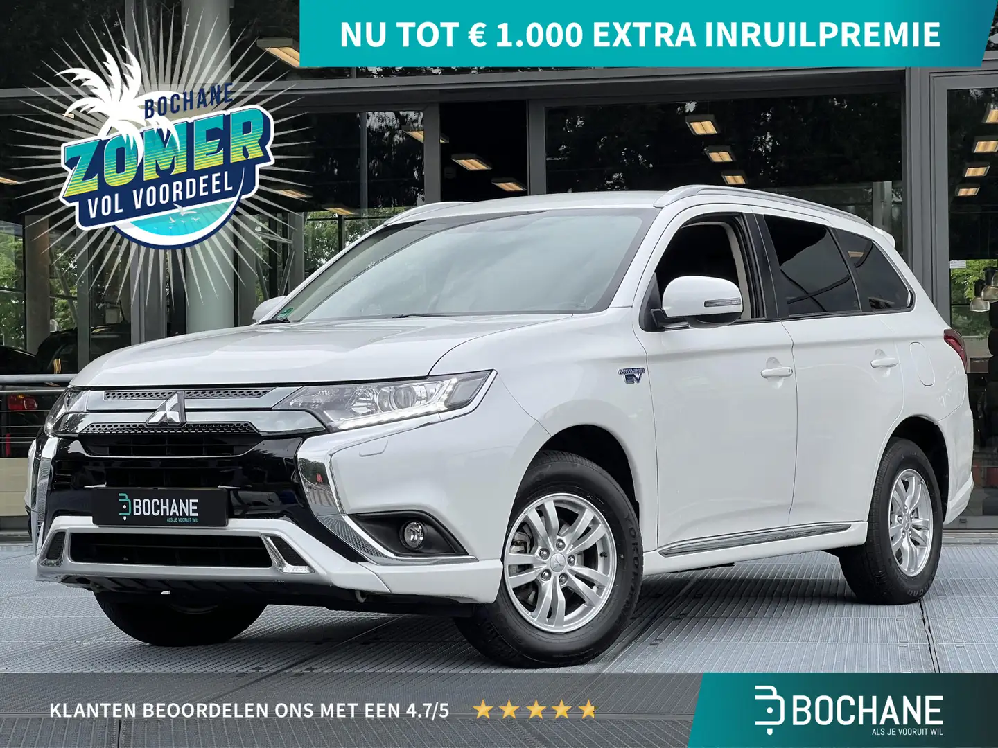 Mitsubishi Outlander 2.4 PHEV Pure | Afneembare trekhaak | Navigatie vi Wit - 1