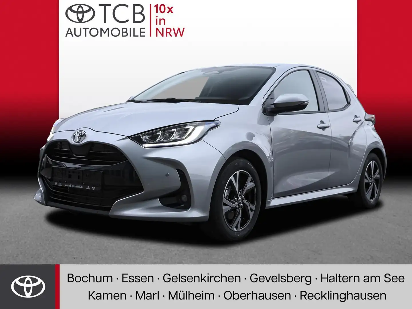 Toyota Yaris 1.5 Hybrid Teamplayer PDC KLIMA LM Argento - 1