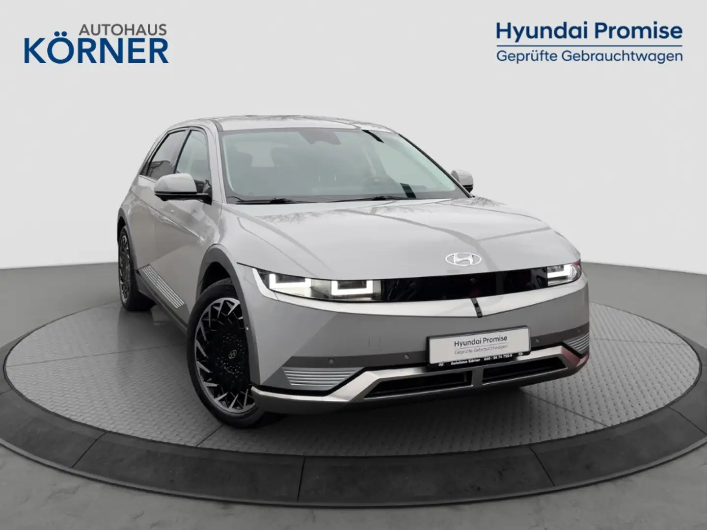 Hyundai IONIQ 5 UNIQ 4WD 72,6kWh *BOSE*LEDER*AHK*CARPLAY* Grau - 1