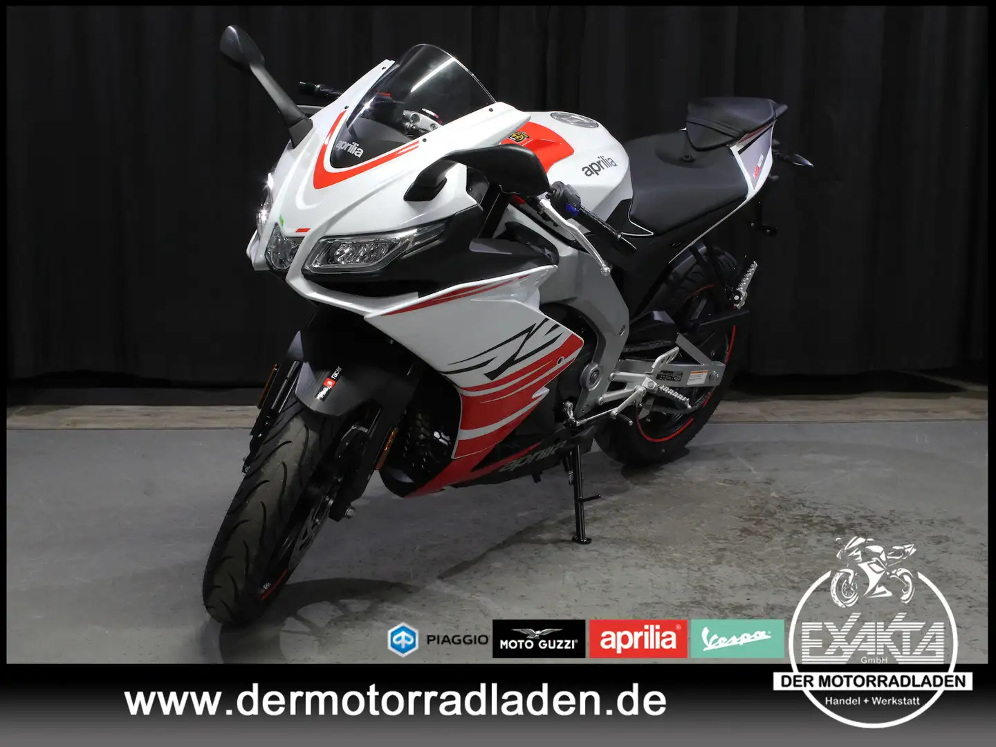 Aprilia RS 125 RS 125 E5+ KINGSNAKE WHITE Blanc - 1