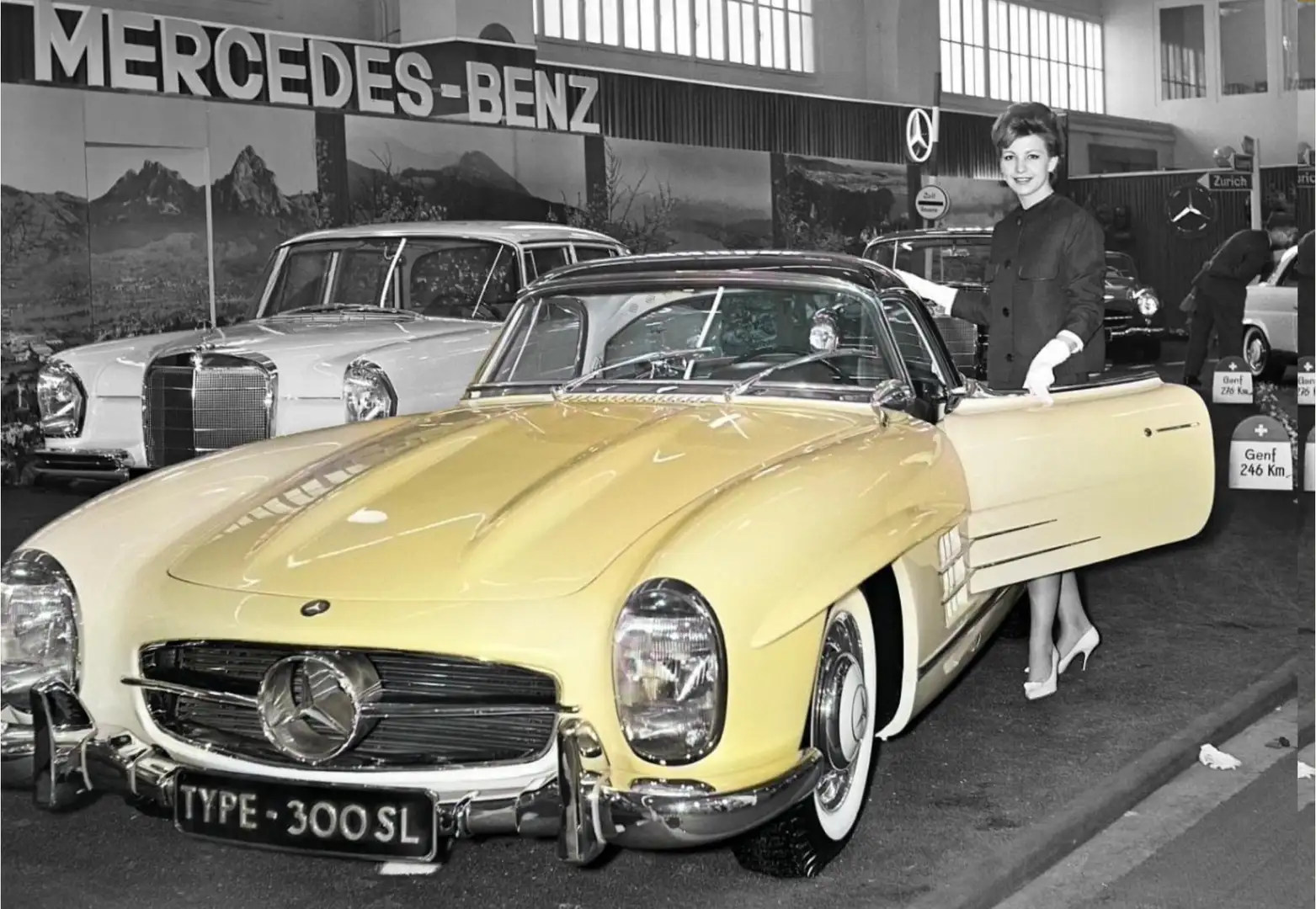 Mercedes-Benz SL 300 Roadster "Geneva Automobilsalon 1961" One of 5 in Geel - 2