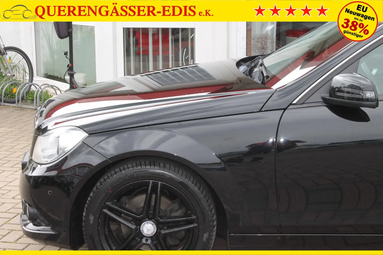 Mercedes-Benz C 180 CDi (W204) 88 kW (120 PS), Schalt. 6-Gang, Heck... Negro - 2