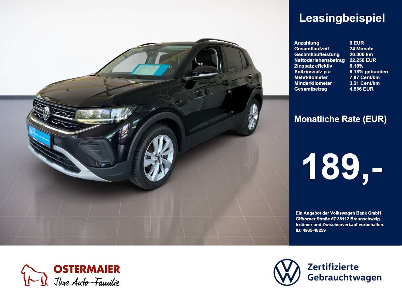 Volkswagen T-Cross 2025 — LIFE 1.0TSI 95PS NAVIPRO.KAMERA.LED.SHZG.5JG