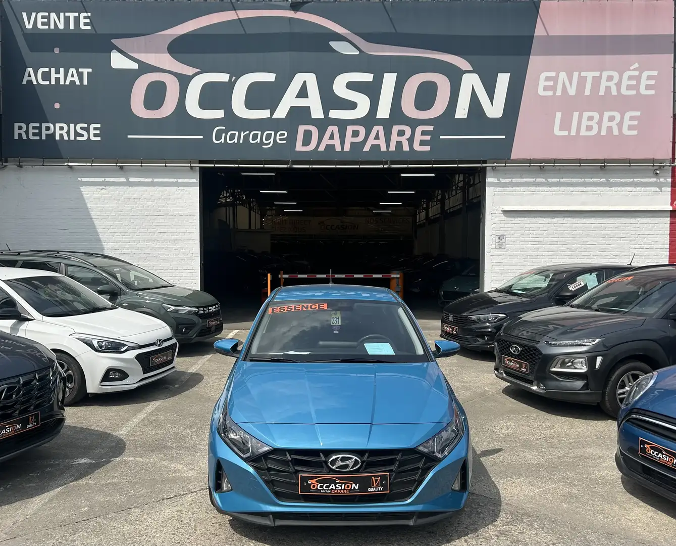 Hyundai i20 1.2i Air 84CV - CLIM - CARNET - Garantie 03/2028 Blauw - 1