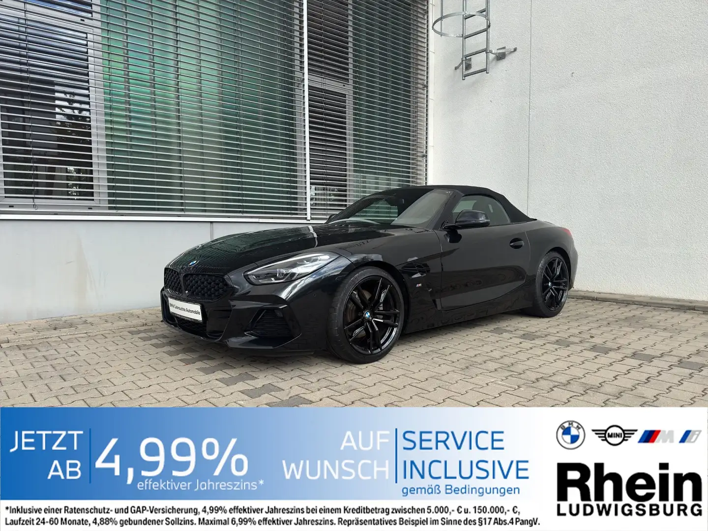 BMW Z4 sDr 30i M Sport LED Navi HiFi ParkAs SHZ DAB Schwarz - 1